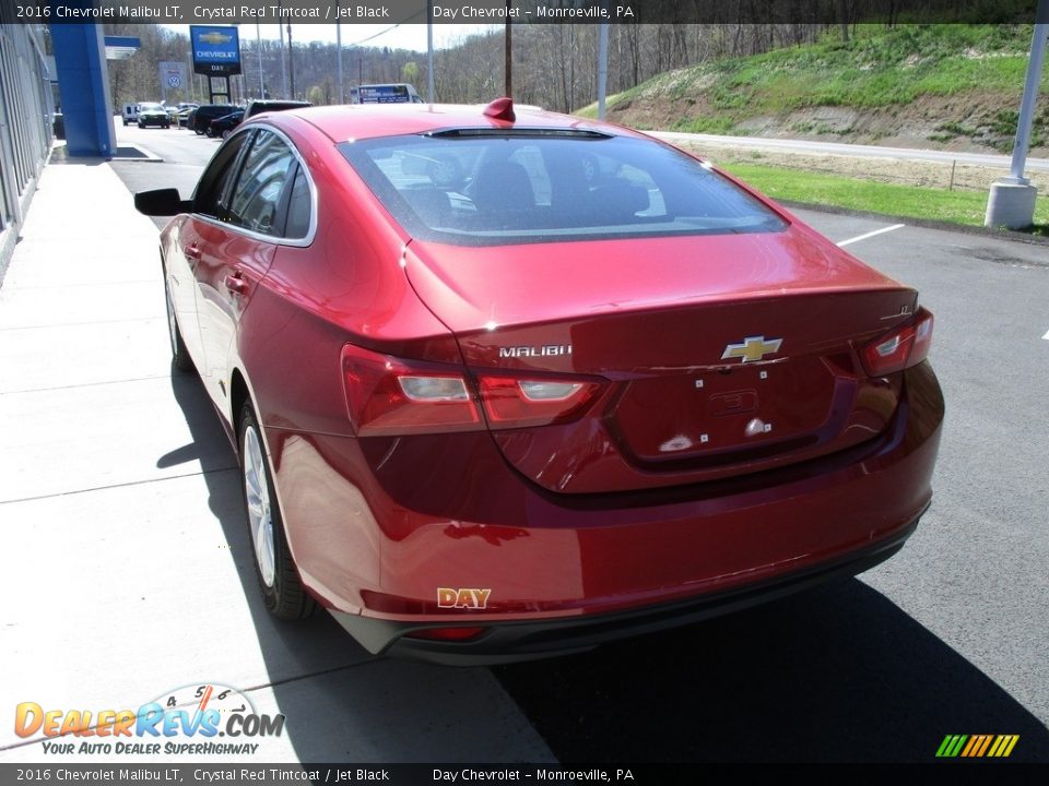 2016 Chevrolet Malibu LT Crystal Red Tintcoat / Jet Black Photo #6