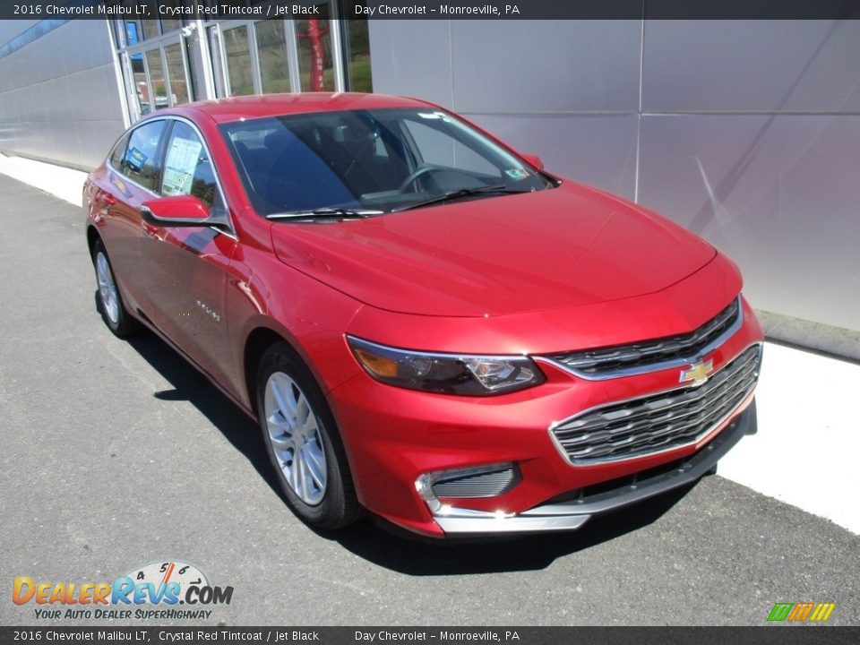 2016 Chevrolet Malibu LT Crystal Red Tintcoat / Jet Black Photo #9