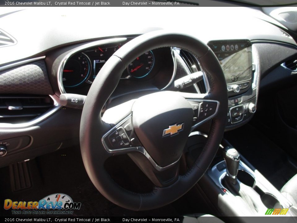 2016 Chevrolet Malibu LT Crystal Red Tintcoat / Jet Black Photo #13