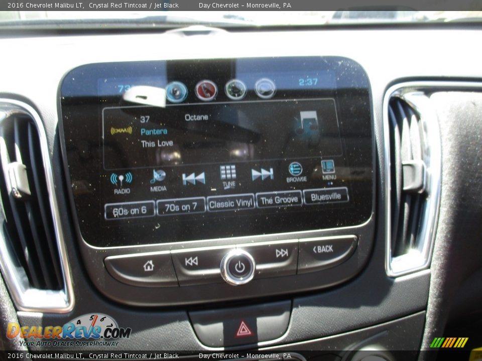 2016 Chevrolet Malibu LT Crystal Red Tintcoat / Jet Black Photo #15