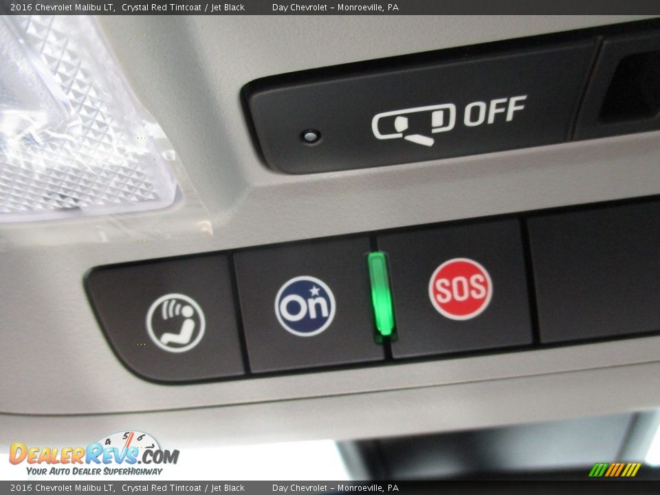 2016 Chevrolet Malibu LT Crystal Red Tintcoat / Jet Black Photo #17
