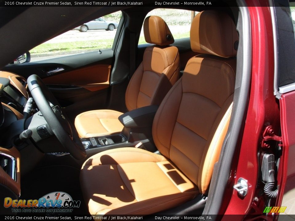 2016 Chevrolet Cruze Premier Sedan Siren Red Tintcoat / Jet Black/Kalahari Photo #12