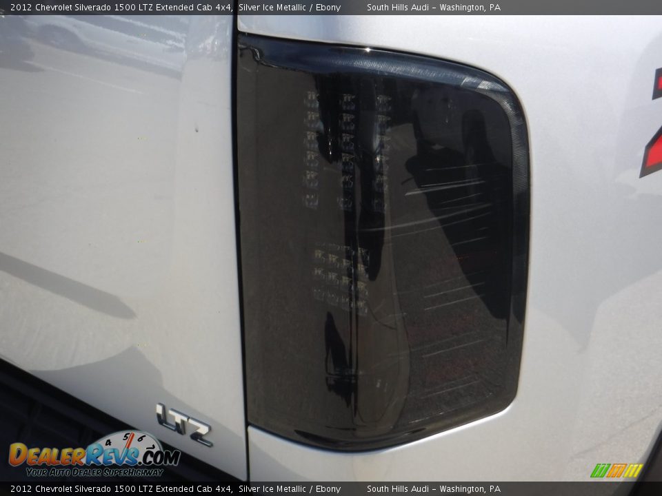 2012 Chevrolet Silverado 1500 LTZ Extended Cab 4x4 Silver Ice Metallic / Ebony Photo #14