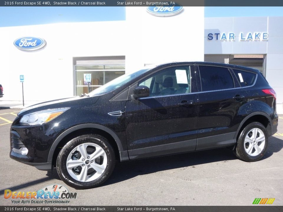 2016 Ford Escape SE 4WD Shadow Black / Charcoal Black Photo #1