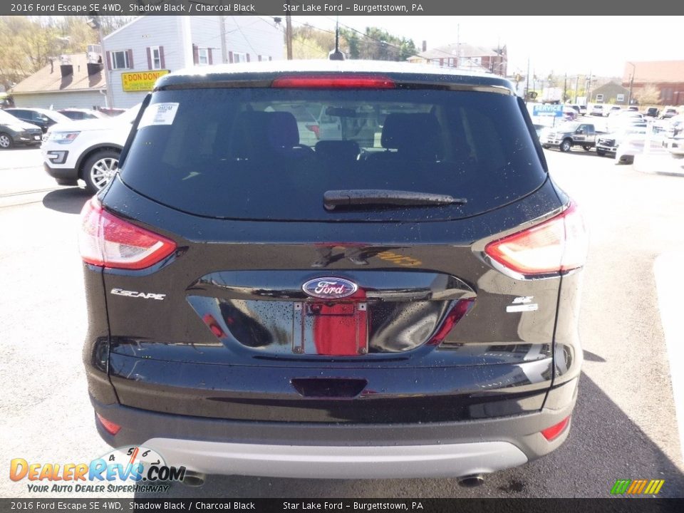 2016 Ford Escape SE 4WD Shadow Black / Charcoal Black Photo #7