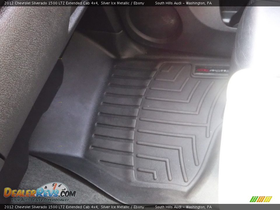 2012 Chevrolet Silverado 1500 LTZ Extended Cab 4x4 Silver Ice Metallic / Ebony Photo #29