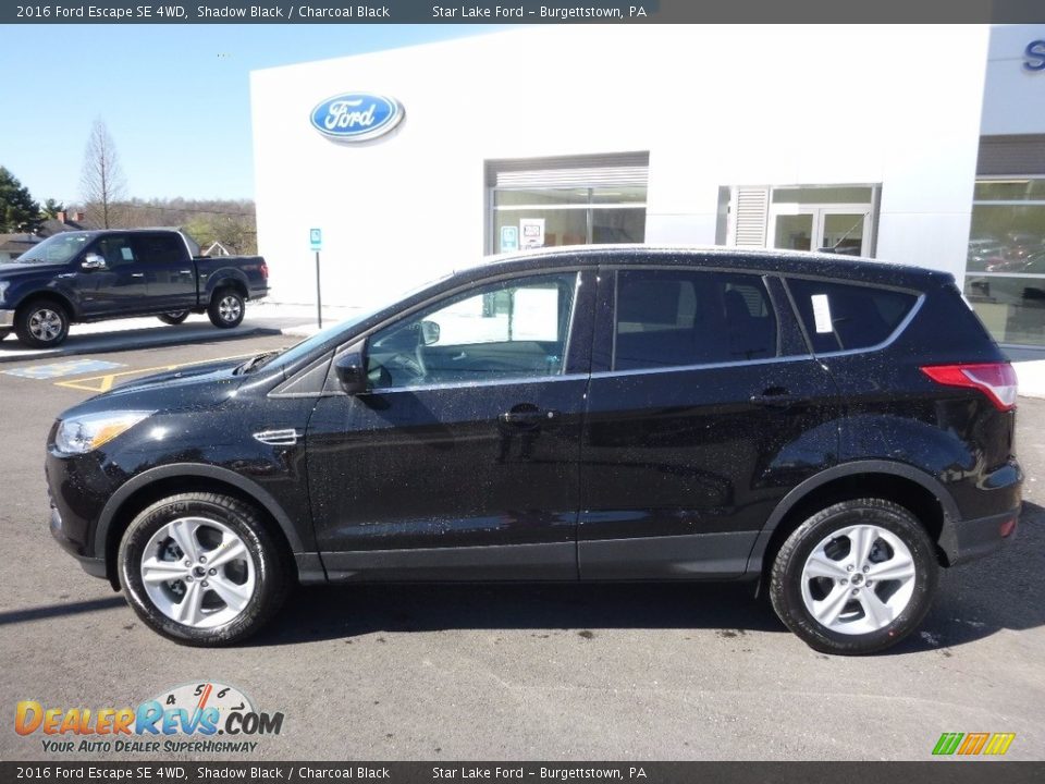 2016 Ford Escape SE 4WD Shadow Black / Charcoal Black Photo #10