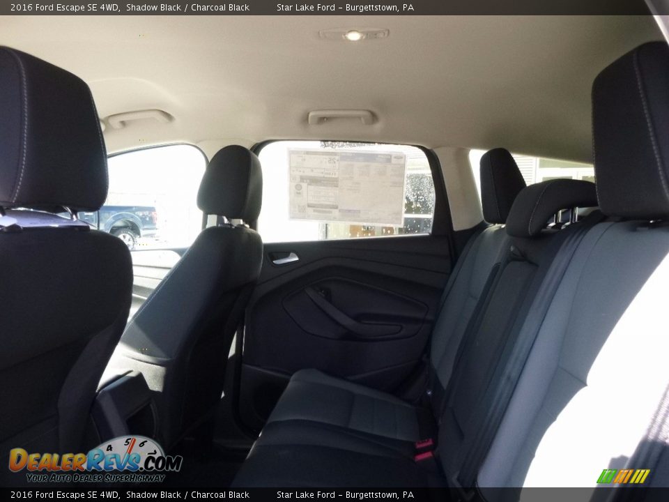 2016 Ford Escape SE 4WD Shadow Black / Charcoal Black Photo #12