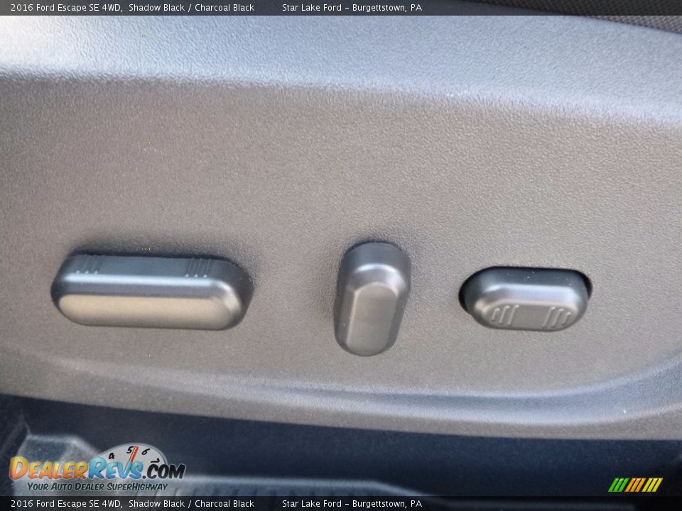2016 Ford Escape SE 4WD Shadow Black / Charcoal Black Photo #15
