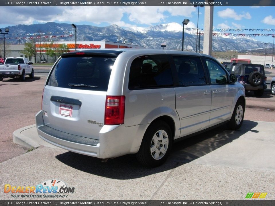 2010 Dodge Grand Caravan SE Bright Silver Metallic / Medium Slate Gray/Light Shale Photo #5