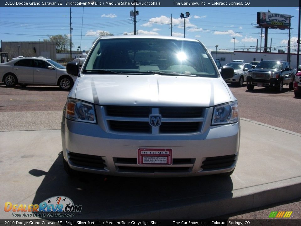 2010 Dodge Grand Caravan SE Bright Silver Metallic / Medium Slate Gray/Light Shale Photo #8