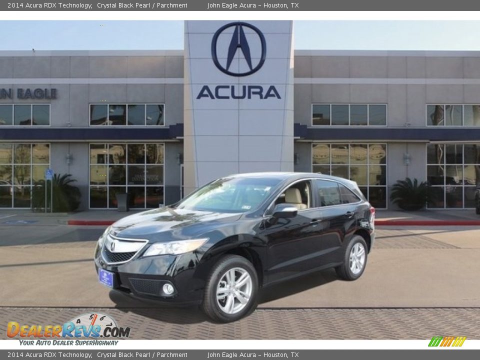 2014 Acura RDX Technology Crystal Black Pearl / Parchment Photo #3