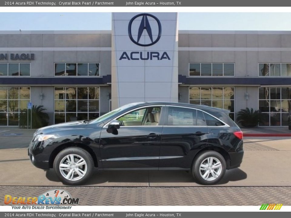 2014 Acura RDX Technology Crystal Black Pearl / Parchment Photo #4