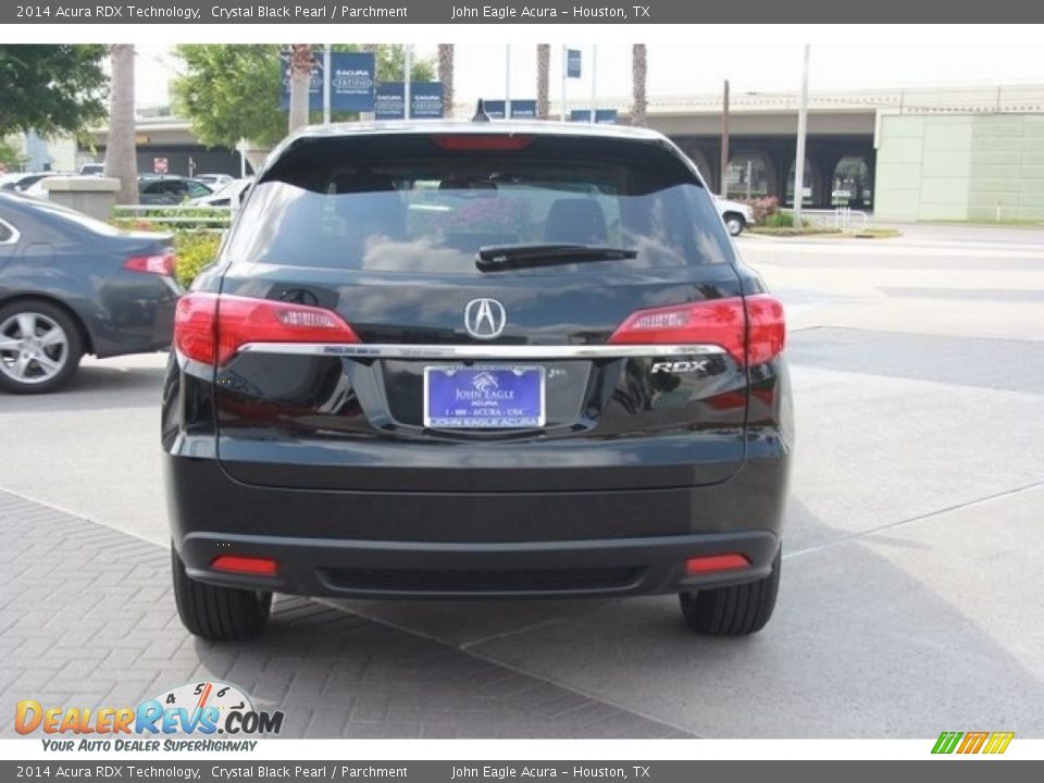 2014 Acura RDX Technology Crystal Black Pearl / Parchment Photo #6
