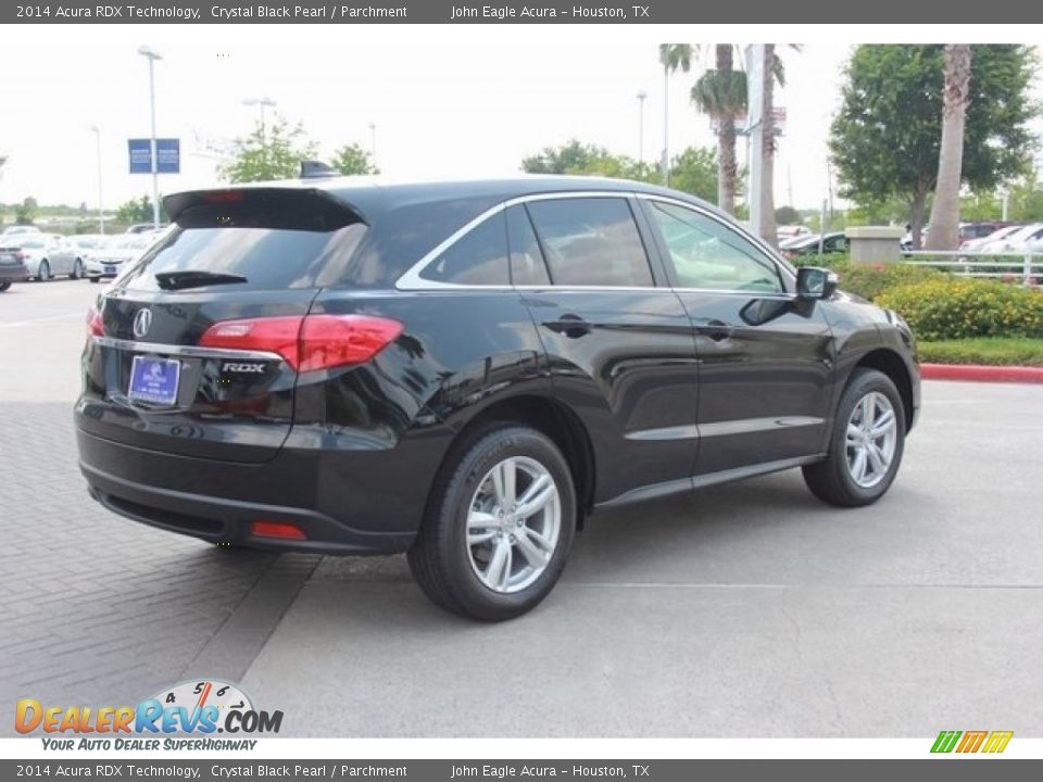 2014 Acura RDX Technology Crystal Black Pearl / Parchment Photo #7