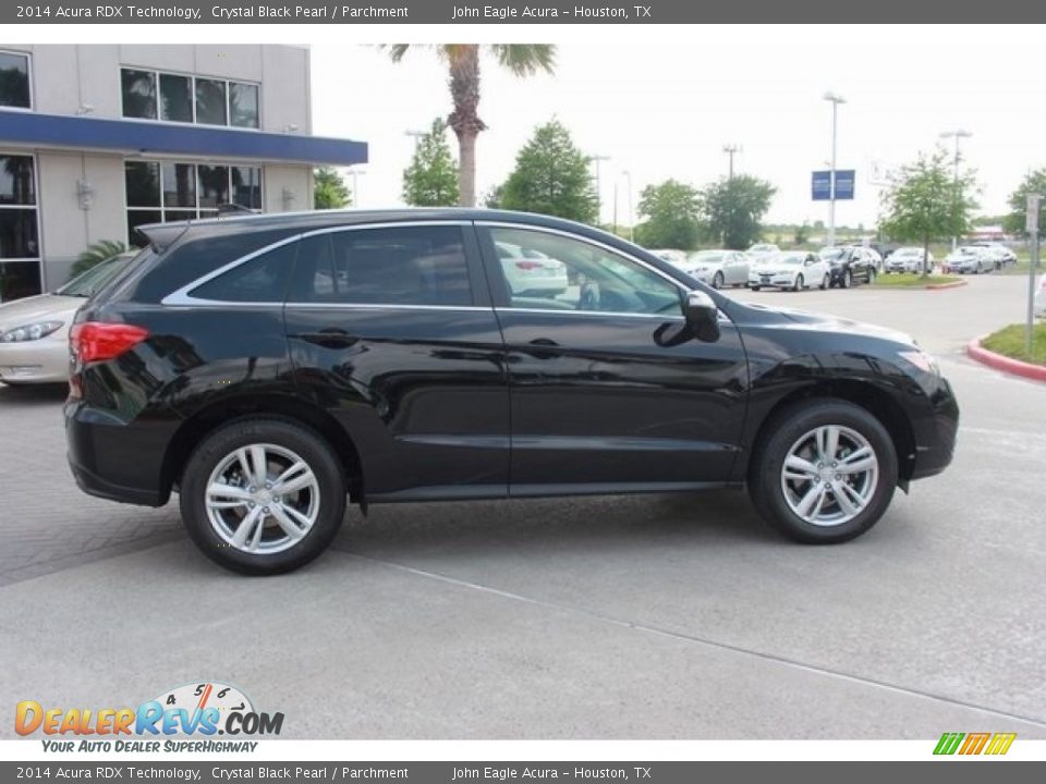 2014 Acura RDX Technology Crystal Black Pearl / Parchment Photo #8