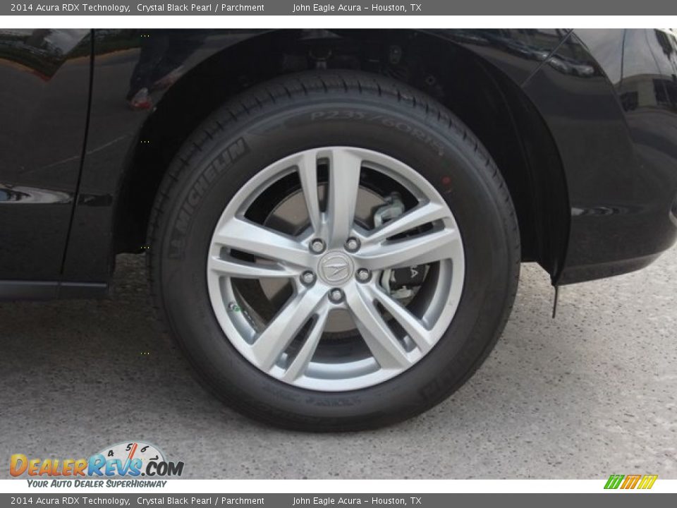 2014 Acura RDX Technology Crystal Black Pearl / Parchment Photo #11