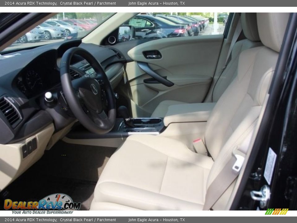 2014 Acura RDX Technology Crystal Black Pearl / Parchment Photo #13