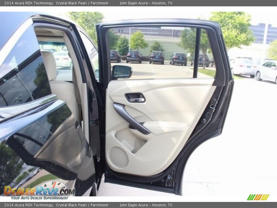 2014 Acura RDX Technology Crystal Black Pearl / Parchment Photo #19