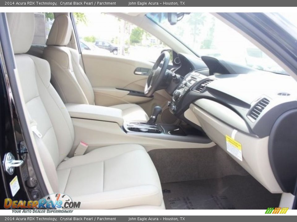 2014 Acura RDX Technology Crystal Black Pearl / Parchment Photo #22