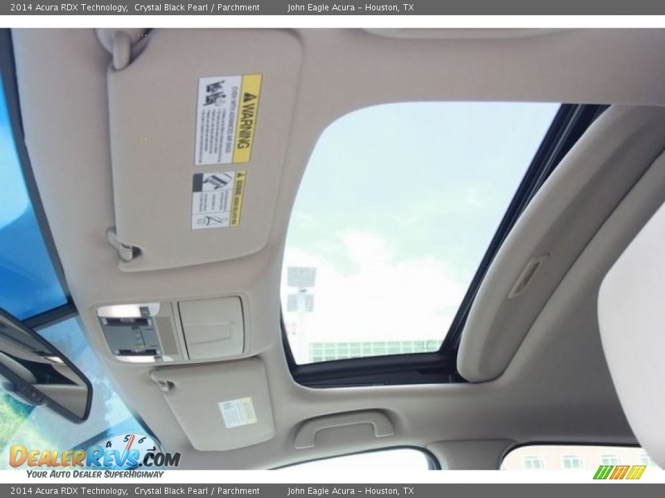 2014 Acura RDX Technology Crystal Black Pearl / Parchment Photo #27