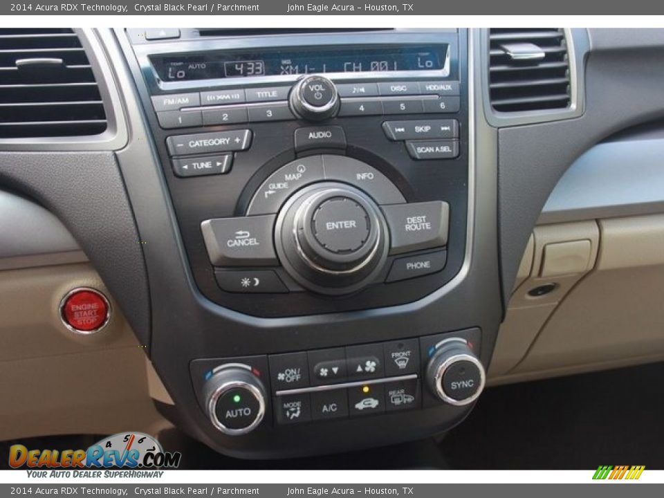 2014 Acura RDX Technology Crystal Black Pearl / Parchment Photo #31