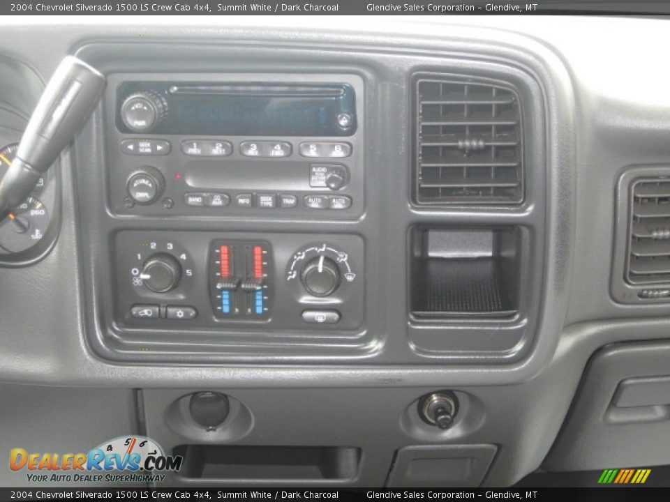 2004 Chevrolet Silverado 1500 LS Crew Cab 4x4 Summit White / Dark Charcoal Photo #21