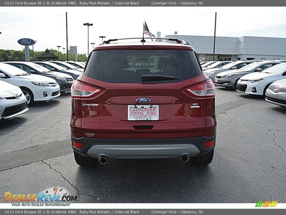 2013 Ford Escape SE 1.6L EcoBoost 4WD Ruby Red Metallic / Charcoal Black Photo #4