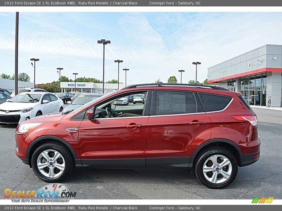 2013 Ford Escape SE 1.6L EcoBoost 4WD Ruby Red Metallic / Charcoal Black Photo #6