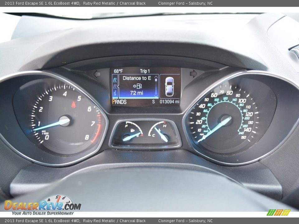 2013 Ford Escape SE 1.6L EcoBoost 4WD Ruby Red Metallic / Charcoal Black Photo #25
