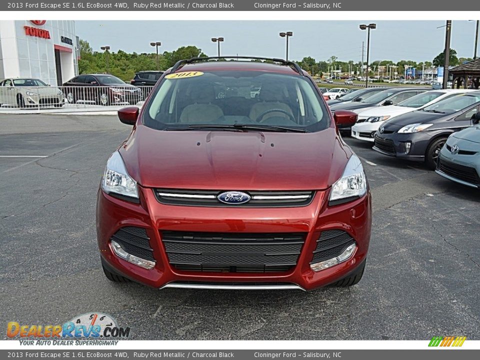 2013 Ford Escape SE 1.6L EcoBoost 4WD Ruby Red Metallic / Charcoal Black Photo #28