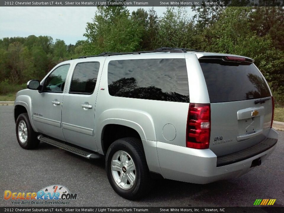2012 Chevrolet Suburban LT 4x4 Silver Ice Metallic / Light Titanium/Dark Titanium Photo #5