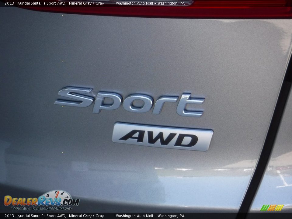 2013 Hyundai Santa Fe Sport AWD Mineral Gray / Gray Photo #9