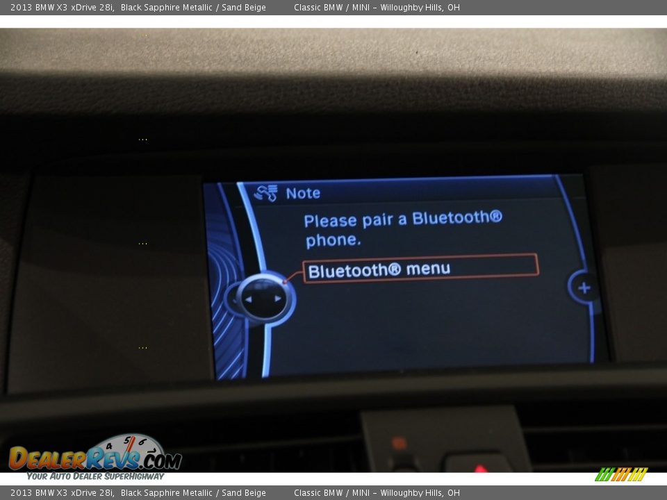 2013 BMW X3 xDrive 28i Black Sapphire Metallic / Sand Beige Photo #10