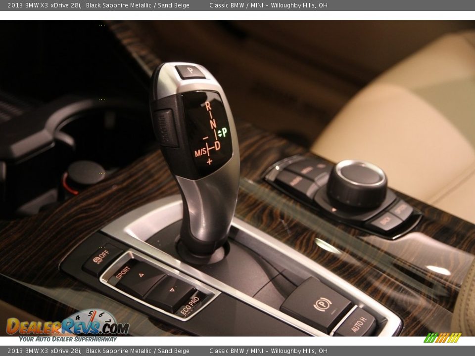 2013 BMW X3 xDrive 28i Black Sapphire Metallic / Sand Beige Photo #12