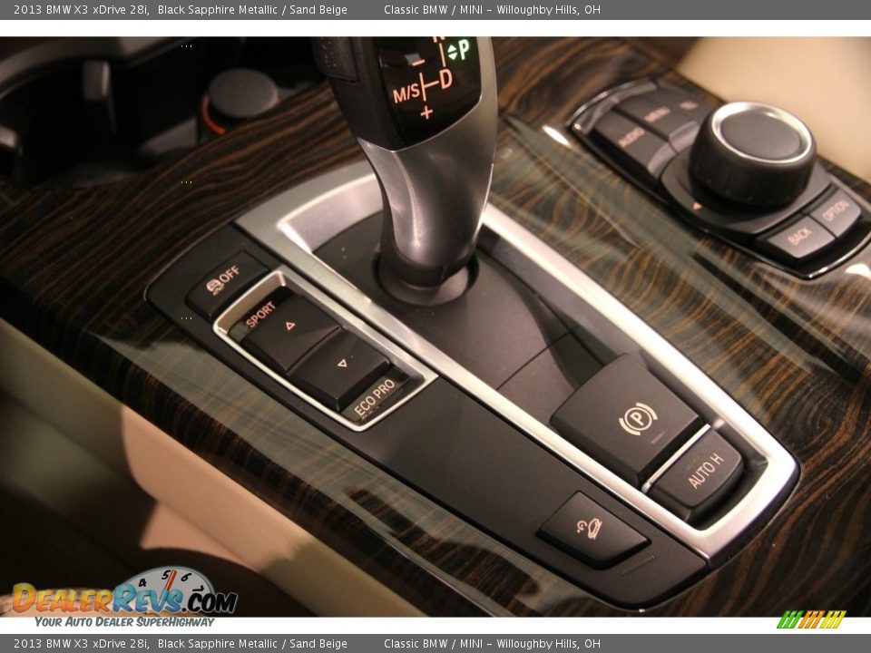 2013 BMW X3 xDrive 28i Black Sapphire Metallic / Sand Beige Photo #13