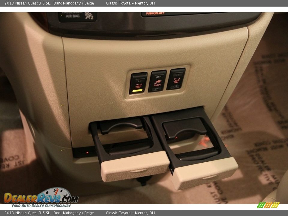 2013 Nissan Quest 3.5 SL Dark Mahogany / Beige Photo #12