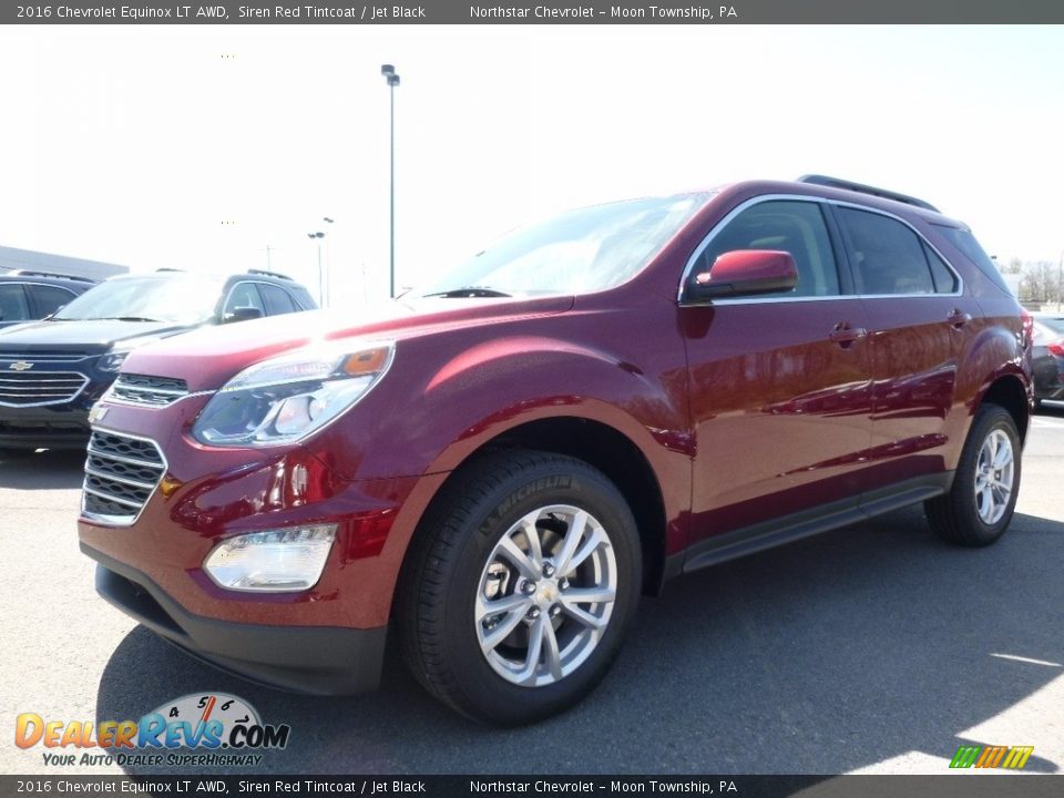 2016 Chevrolet Equinox LT AWD Siren Red Tintcoat / Jet Black Photo #1