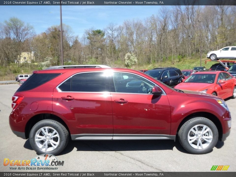 2016 Chevrolet Equinox LT AWD Siren Red Tintcoat / Jet Black Photo #4