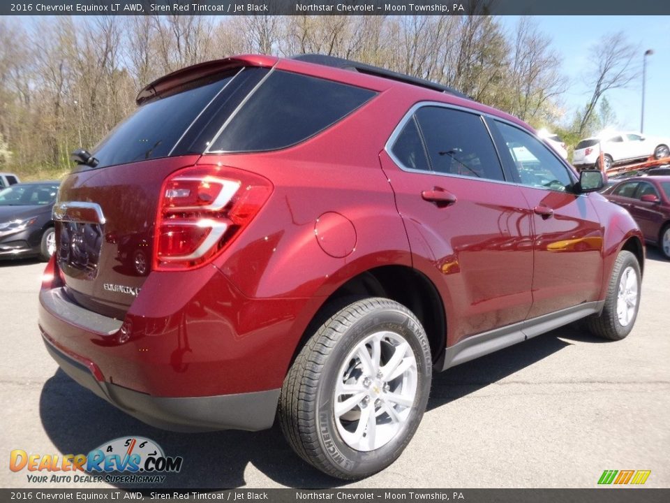 2016 Chevrolet Equinox LT AWD Siren Red Tintcoat / Jet Black Photo #5