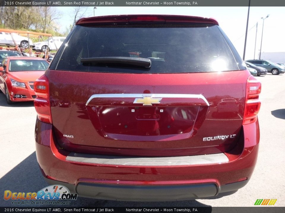 2016 Chevrolet Equinox LT AWD Siren Red Tintcoat / Jet Black Photo #6
