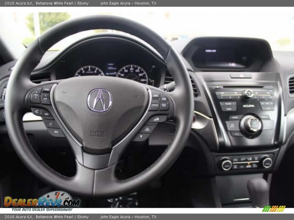 2016 Acura ILX Bellanova White Pearl / Ebony Photo #9