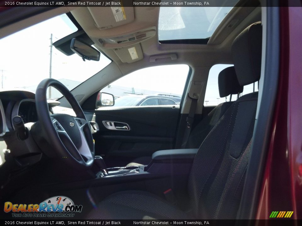 2016 Chevrolet Equinox LT AWD Siren Red Tintcoat / Jet Black Photo #10