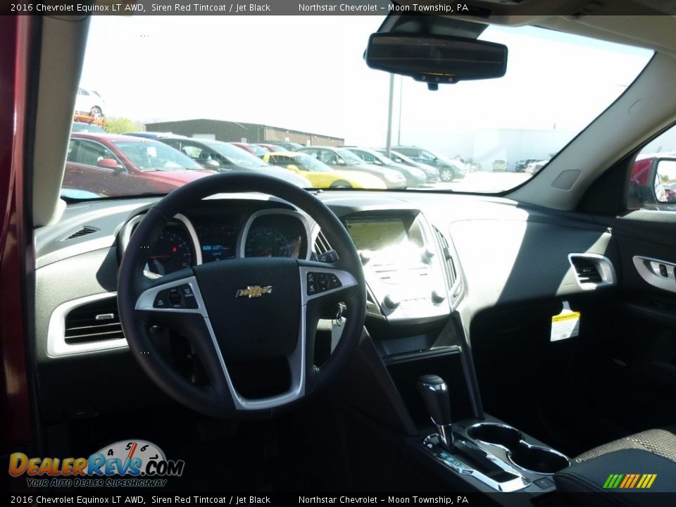 2016 Chevrolet Equinox LT AWD Siren Red Tintcoat / Jet Black Photo #12