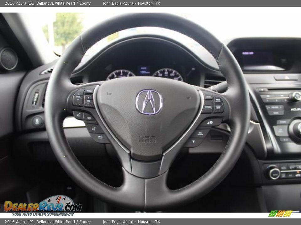2016 Acura ILX Bellanova White Pearl / Ebony Photo #28