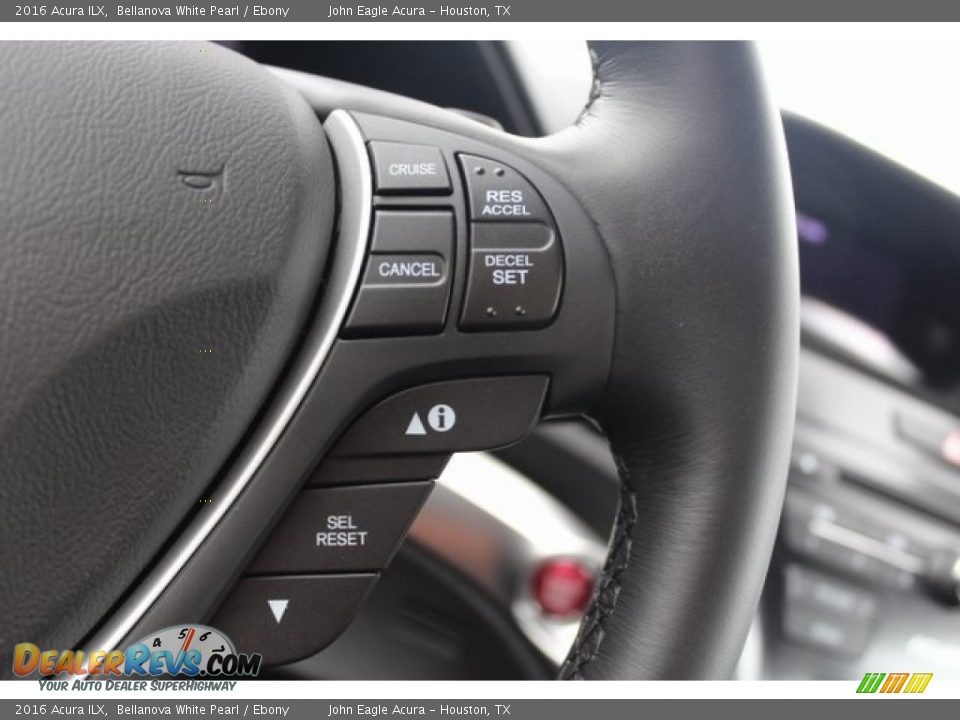 2016 Acura ILX Bellanova White Pearl / Ebony Photo #36