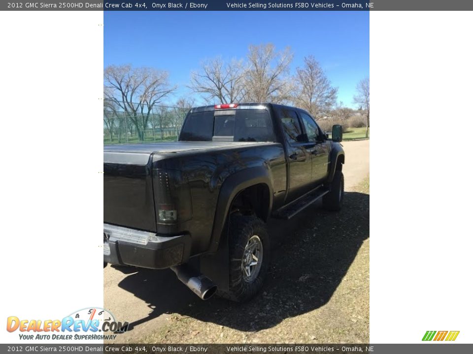 2012 GMC Sierra 2500HD Denali Crew Cab 4x4 Onyx Black / Ebony Photo #3