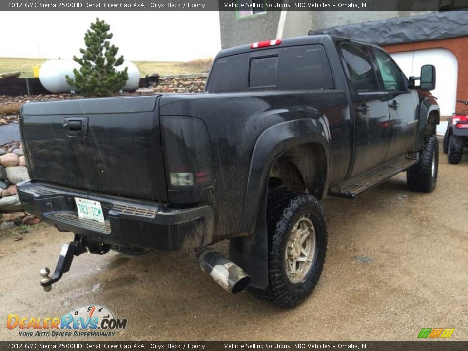 2012 GMC Sierra 2500HD Denali Crew Cab 4x4 Onyx Black / Ebony Photo #4