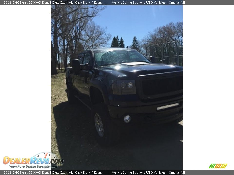 2012 GMC Sierra 2500HD Denali Crew Cab 4x4 Onyx Black / Ebony Photo #5