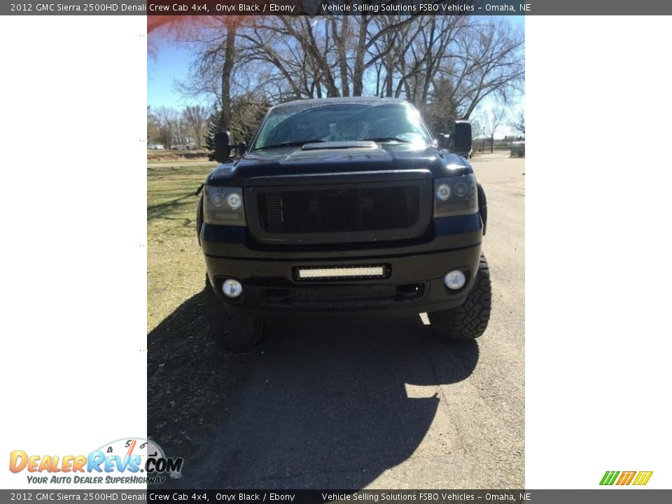 2012 GMC Sierra 2500HD Denali Crew Cab 4x4 Onyx Black / Ebony Photo #6